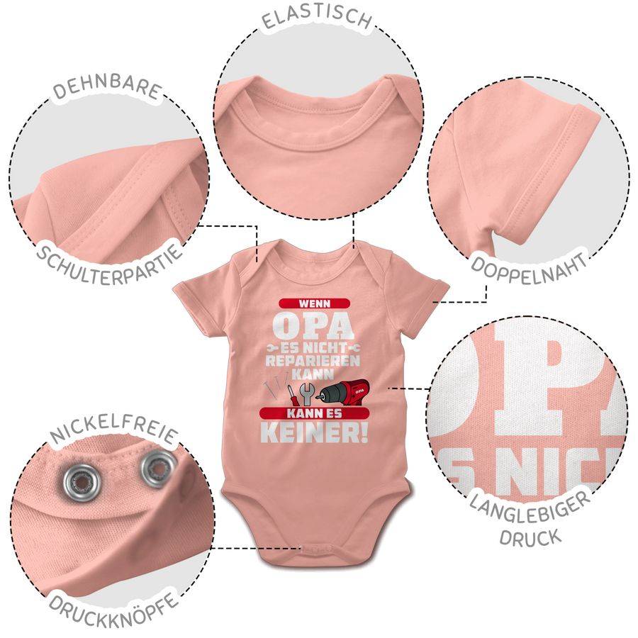 Shirtracer Wenn Opa Es Nicht Reparieren Kann Kann Es Keiner Rot: Tshirt Gym Bag Shirtracer