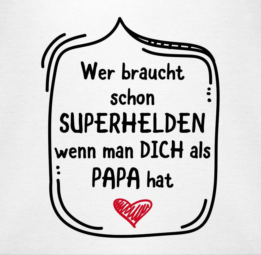 Shirtracer Wer Braucht Schon Superhelden Wenn Man Dich Als Papa Hat Shirts & Mehr Shirtracer