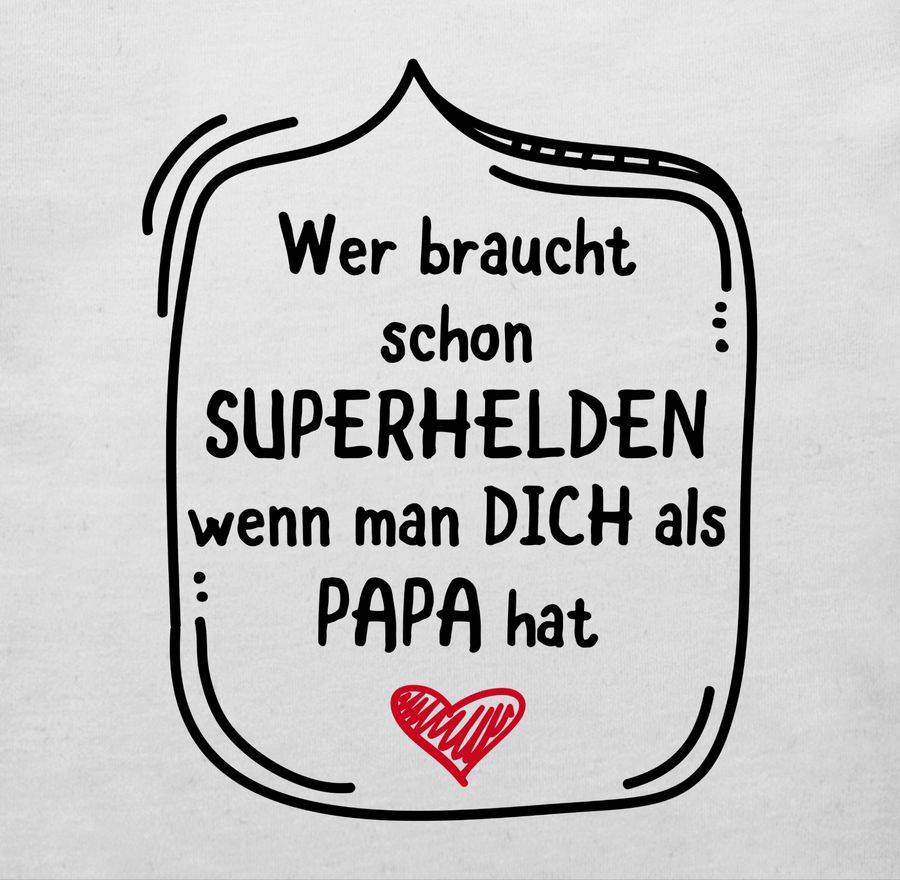 Shirtracer Wer Braucht Schon Superhelden Wenn Man Dich Als Papa Hat Shirts & Mehr Shirtracer