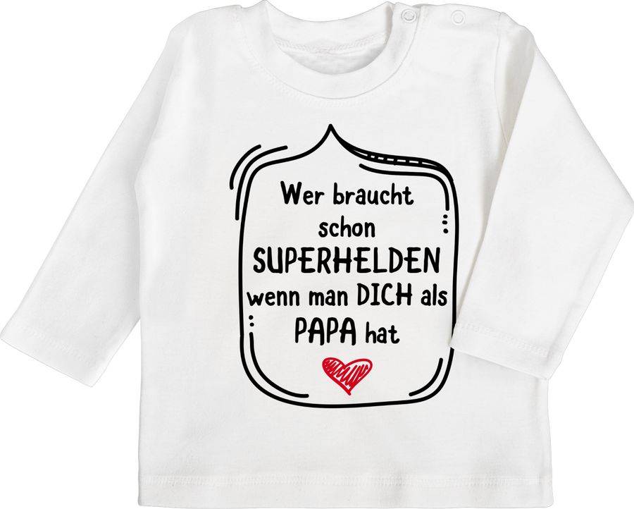 Shirtracer Wer braucht schon Superhelden wenn man dich als Papa hat Shirts & Mehr Shirtracer