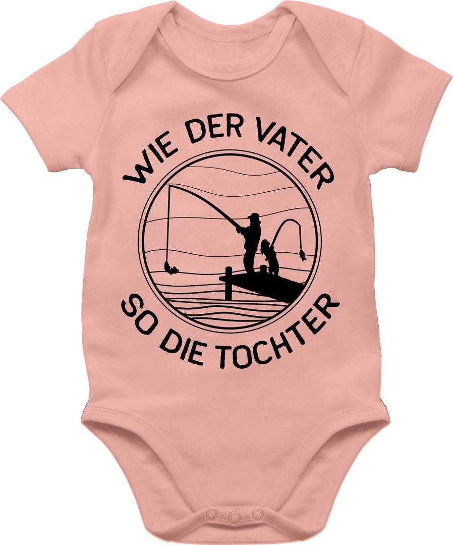 Shirtracer Wie der Vater so die Tochter angeln - schwarz Shirts & Mehr Shirtracer