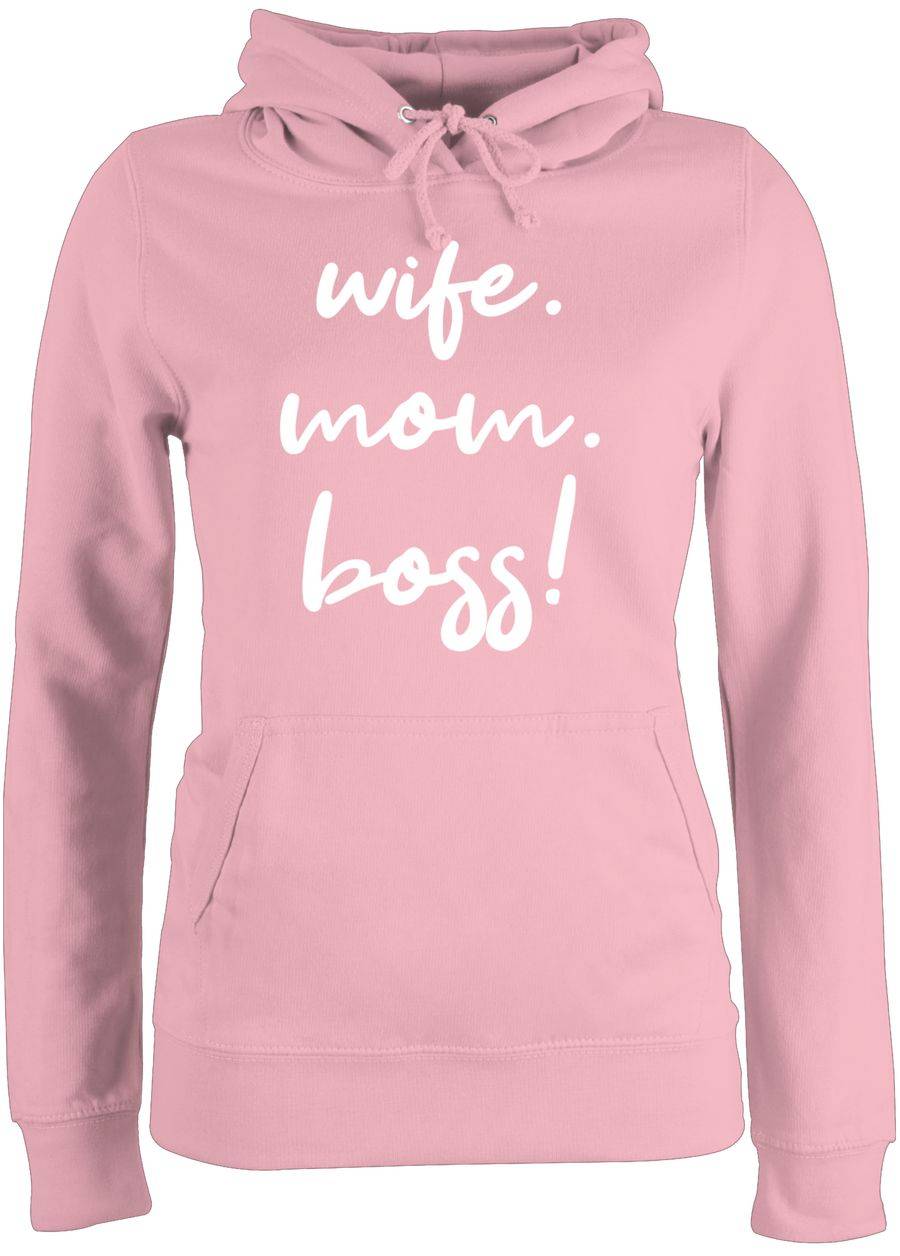 Shirtracer Wife. Mom. Boss! - weiß Shirts & Mehr Shirtracer