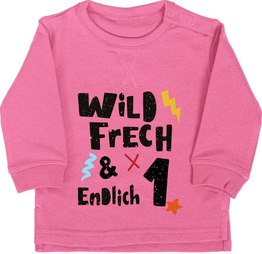 Shirtracer Wild frech und endlich 1 - Wunderbar ein Jahr Shirts & Mehr Shirtracer