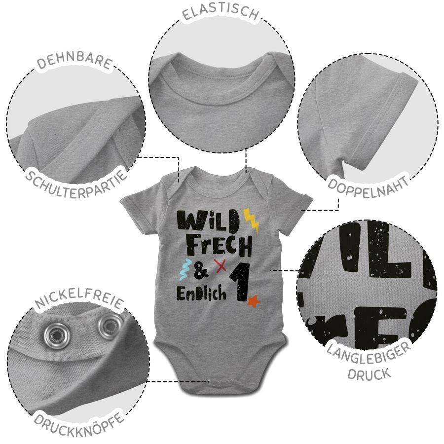 Shirtracer Wild Frech Und Endlich 1 - Wunderbar Ein Jahr Shirts & Mehr Shirtracer