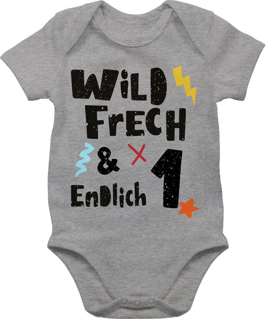 Shirtracer Wild frech und endlich 1 - Wunderbar ein Jahr Shirts & Mehr Shirtracer