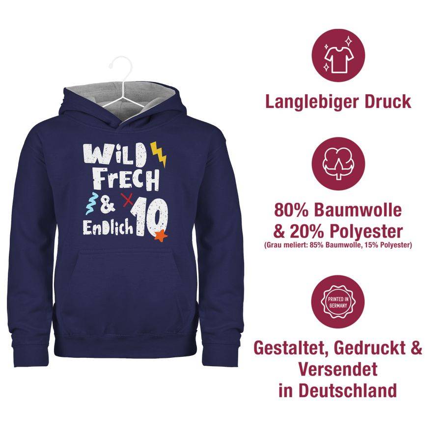 Shirtracer Wild Frech Und Endlich 10 - Zehn Jahre Wunderbar Shirts & Mehr Shirtracer