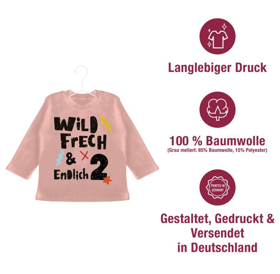 Shirtracer Wild Frech Und Endlich 2 - Wunderbar Zwei Jahre: Tshirt Rucksack Shirtracer