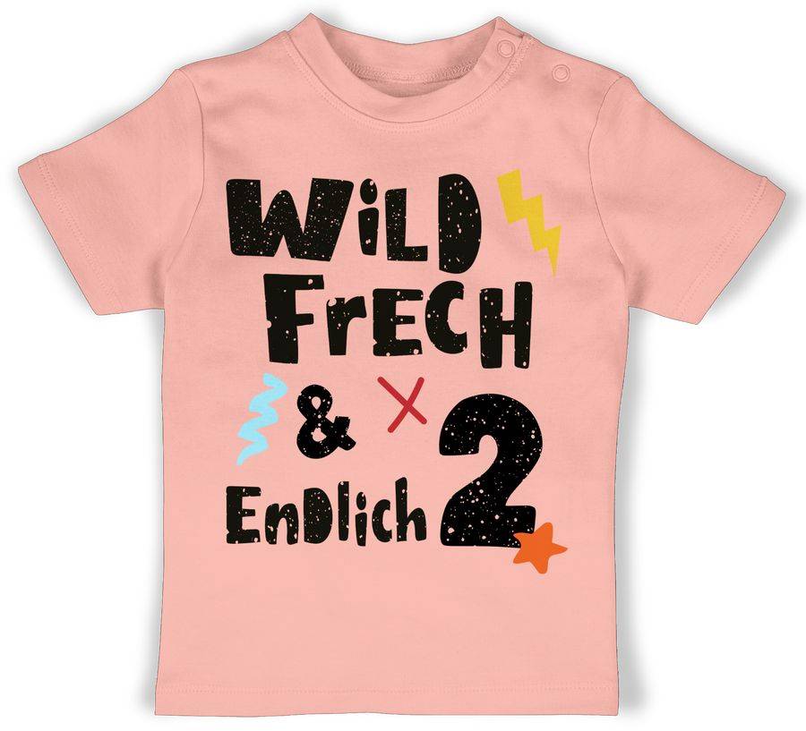 Shirtracer Wild Frech Und Endlich 2 - Wunderbar Zwei Jahre: Tshirt Rucksack Shirtracer
