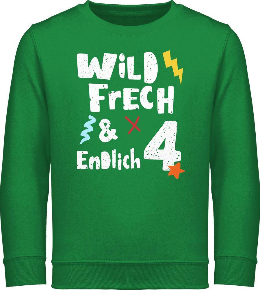 Shirtracer Wild frech und endlich 4 - Vier Jahre Wunderbar Shirts & Mehr Shirtracer