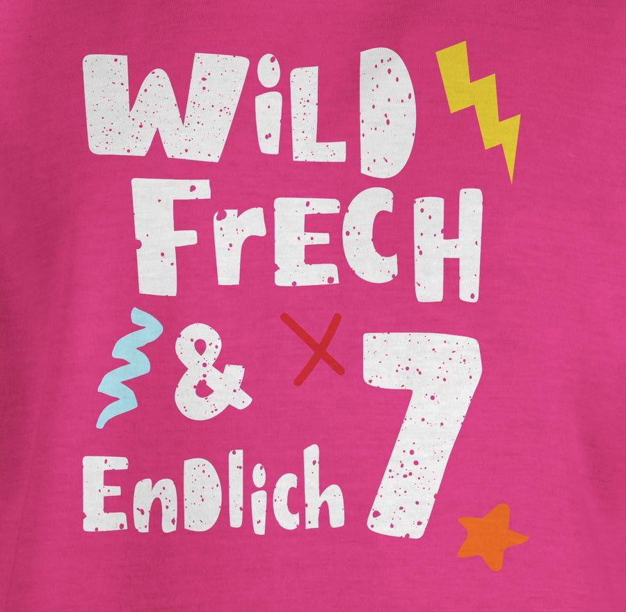 Shirtracer Wild Frech Und Endlich 7 - Sieben Jahre Wunderbar Shirts & Mehr Shirtracer