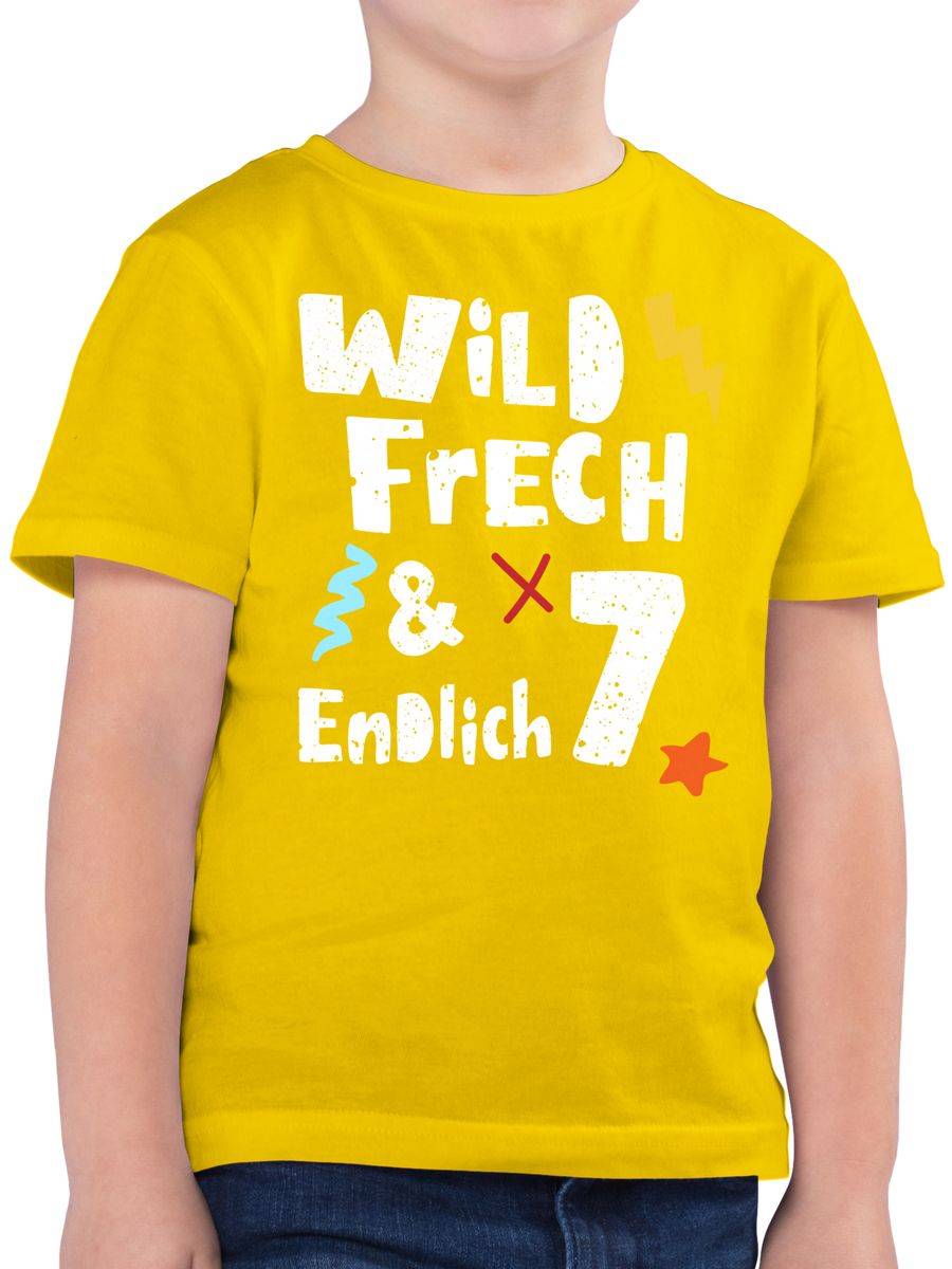 Shirtracer Wild frech und endlich 7 - Sieben Jahre Wunderbar Shirts & Mehr Shirtracer