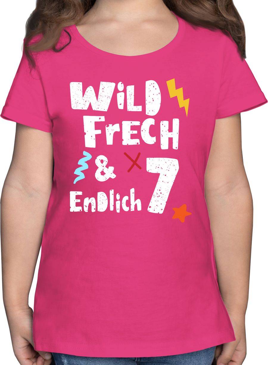 Shirtracer Wild frech und endlich 7 - Sieben Jahre Wunderbar Shirts & Mehr Shirtracer