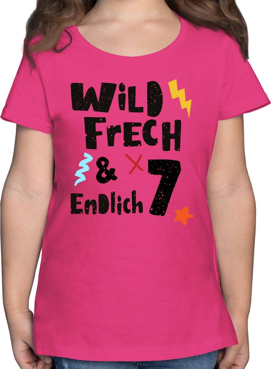Shirtracer Wild frech und endlich 7 - Wunderbar sieben Jahre: T-Shirt Gym Bag Shirtracer