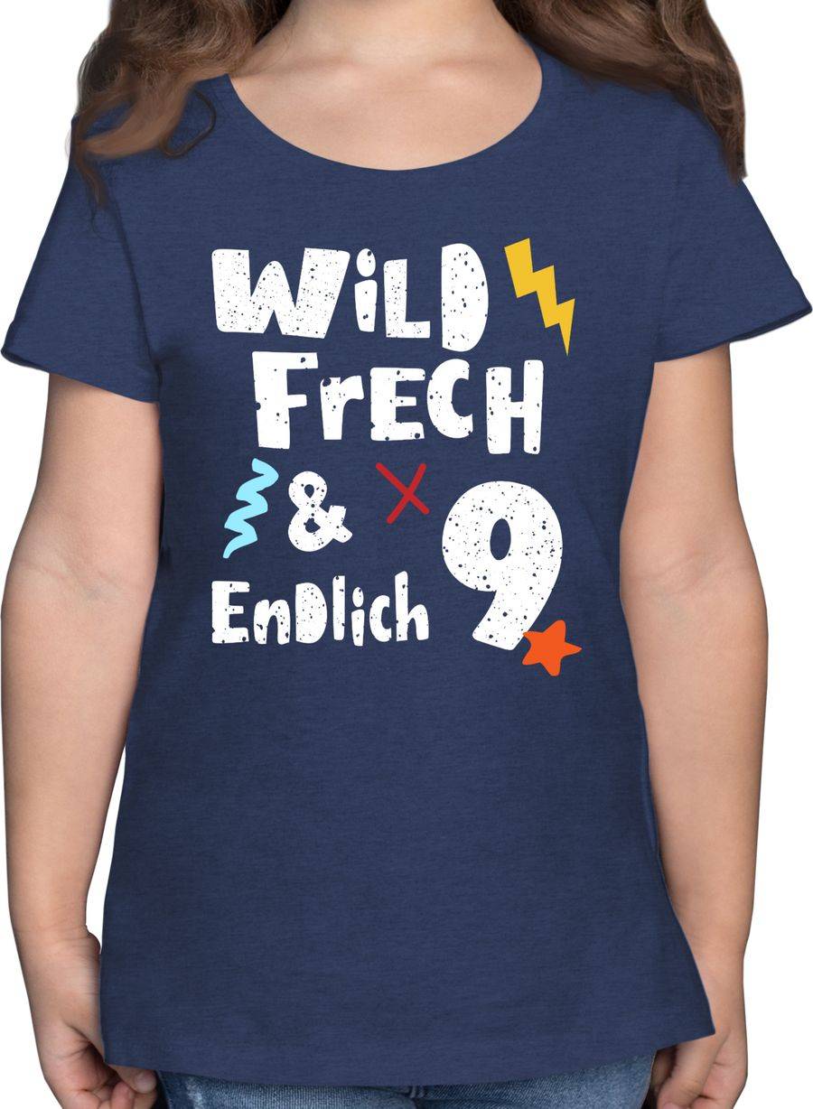 Shirtracer Wild frech und endlich 9 - Neun Jahre Wunderbar: T-Shirt Gym Bag Shirtracer