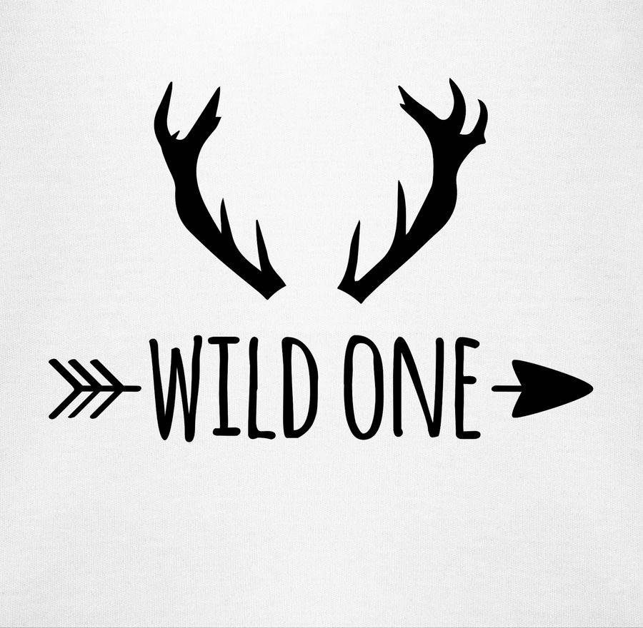 Shirtracer Wild One Hirschgeweih Shirts & Mehr Shirtracer