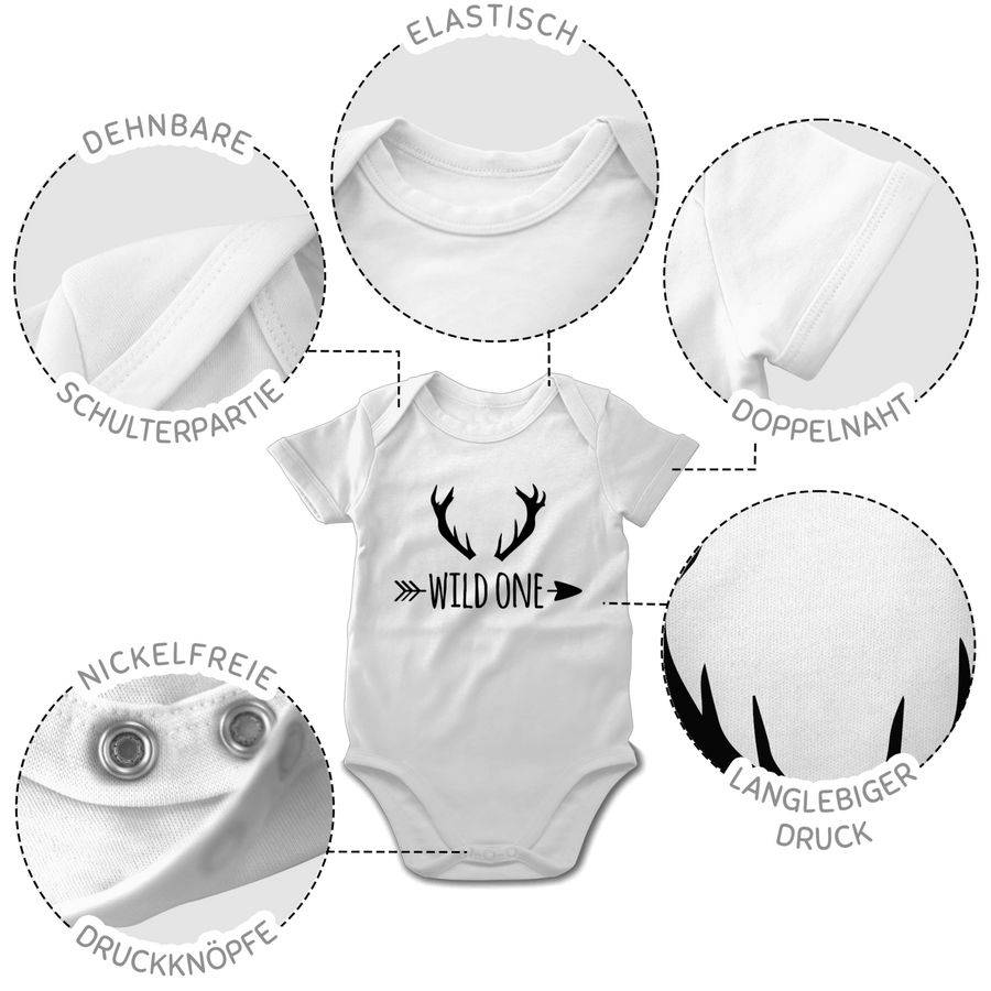 Shirtracer Wild One Hirschgeweih Shirts & Mehr Shirtracer