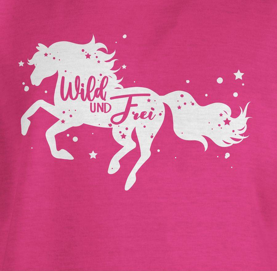 Shirtracer Wild Und Frei Pferdemotiv Shirts & Mehr Shirtracer