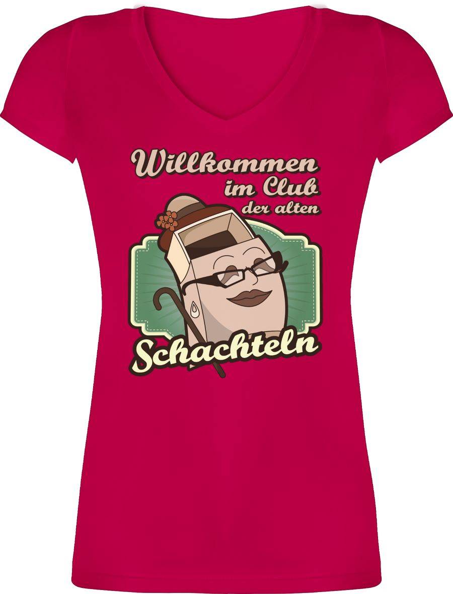 Shirtracer Willkommen im Club der alten Schachteln Shirts & Mehr Shirtracer