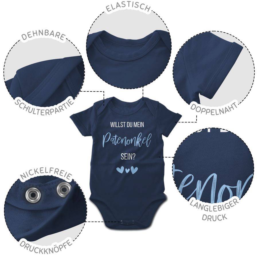 Shirtracer Willst Du Mein Patenonkel Sein? Babyblau Shirts & Mehr Shirtracer