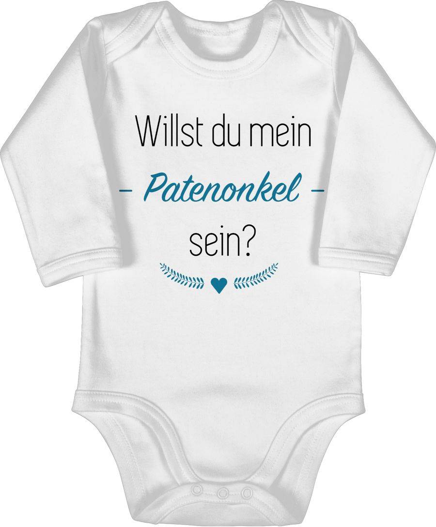 Shirtracer Willst du mein Patenonkel sein? Herz: Tshirt Gym Bag Shirtracer