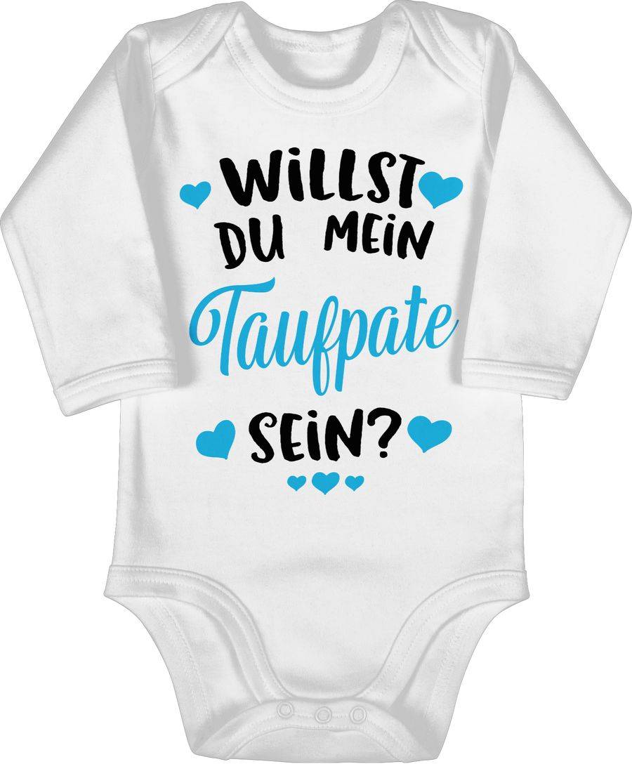 Shirtracer Willst du mein Taufpate sein? - hellblau: T-Shirt Rucksack Shirtracer