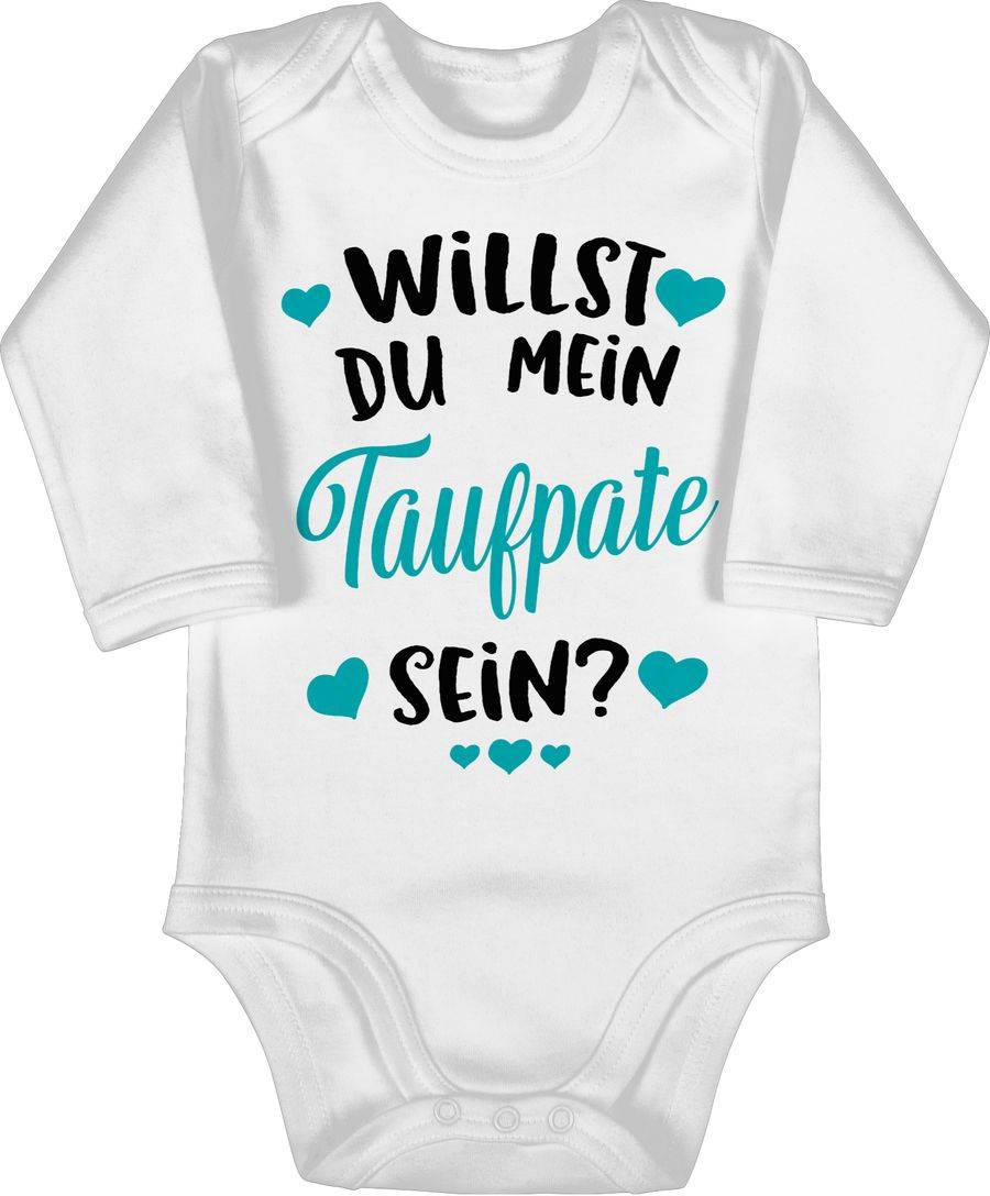 Shirtracer Willst Du Mein Taufpate Sein? - Türkis: T-Shirt Gym Bag Shirtracer