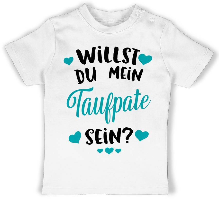 Shirtracer Willst du mein Taufpate sein? - türkis: T-Shirt Gym Bag Shirtracer