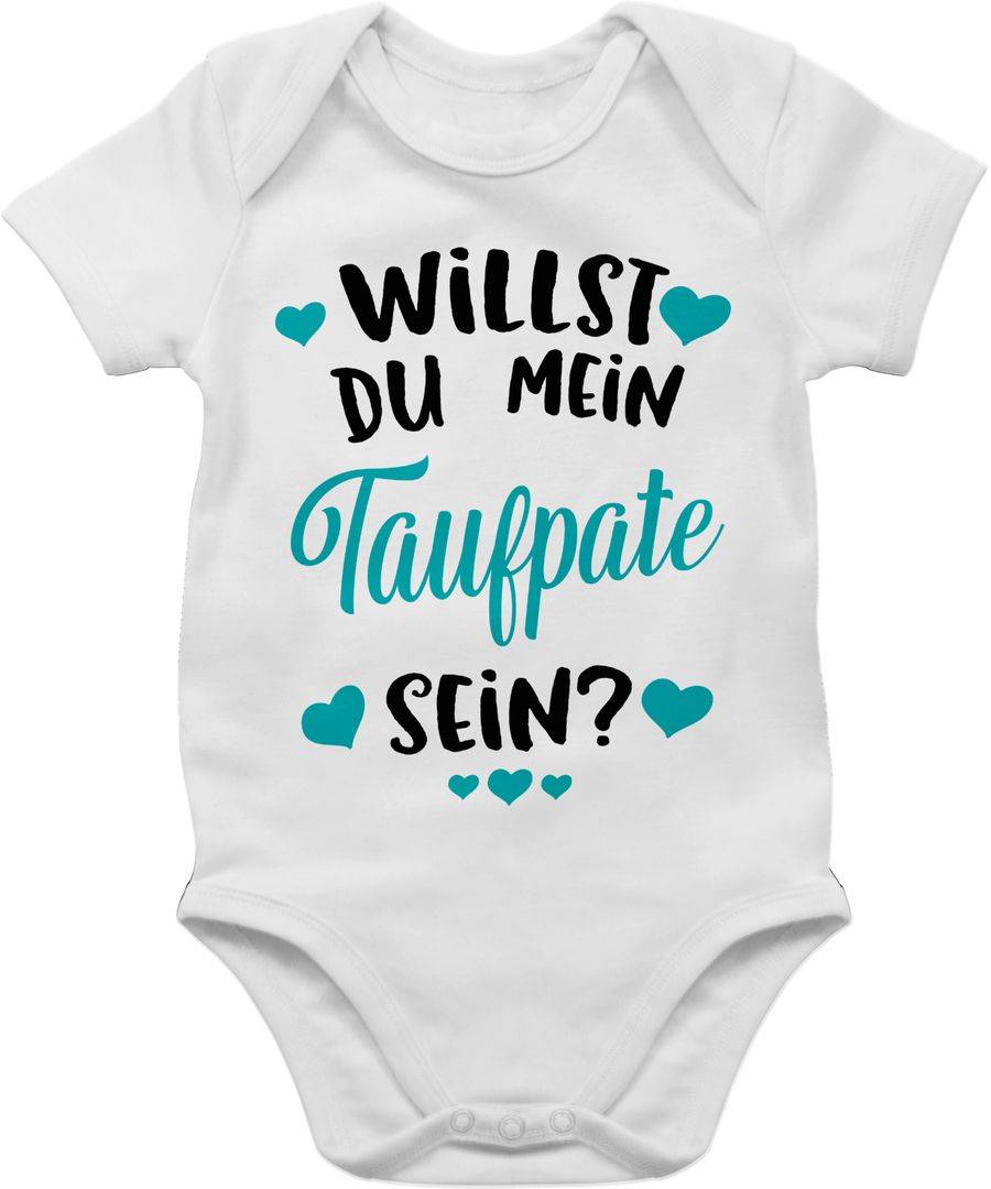 Shirtracer Willst Du Mein Taufpate Sein? - Türkis: T-Shirt Gym Bag Shirtracer