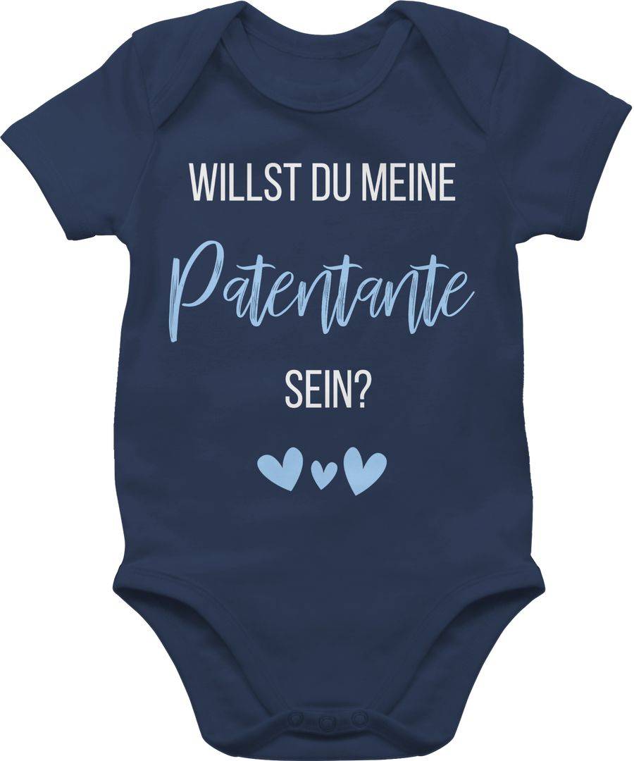 Shirtracer Willst du meine Patentante sein? Babyblau: Tshirt Turnbeutel Shirtracer