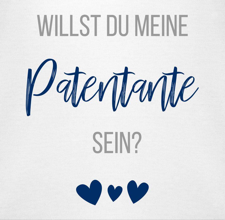 Shirtracer Willst Du Meine Patentante Sein? Marine: Tshirt Gym Bag Shirtracer
