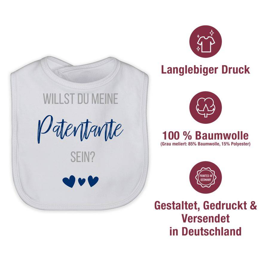 Shirtracer Willst Du Meine Patentante Sein? Marine: Tshirt Gym Bag Shirtracer