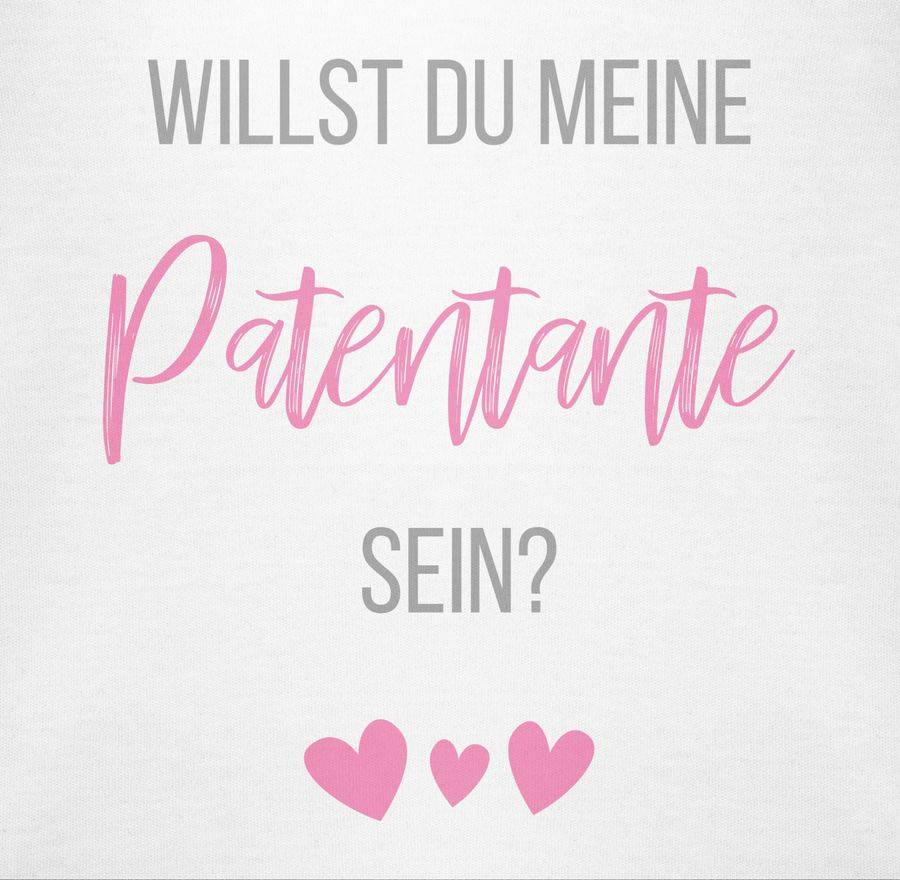 Shirtracer Willst Du Meine Patentante Sein: T-Shirt Rucksack Shirtracer