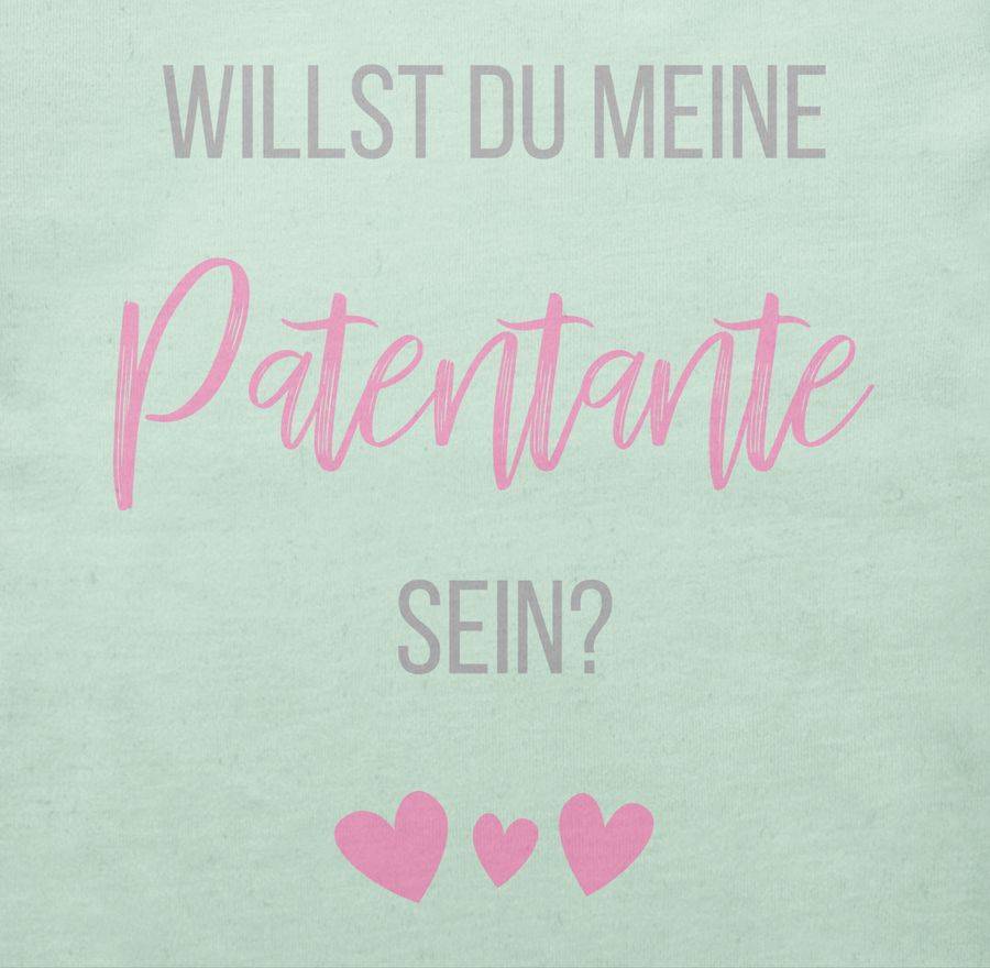 Shirtracer Willst Du Meine Patentante Sein: T-Shirt Rucksack Shirtracer