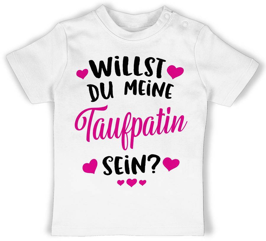 Shirtracer Willst du meine Taufpatin sein? - fuchsia: Tshirt Gym Bag Shirtracer