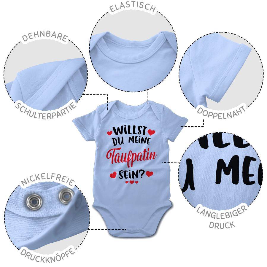 Shirtracer Willst Du Meine Taufpatin Sein? - Rot Shirts & Mehr Shirtracer