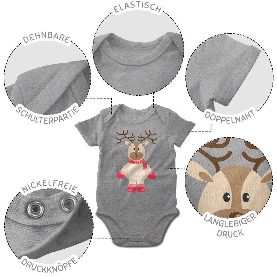 Shirtracer Winter Rentier Schal Mütze Shirts & Mehr Shirtracer