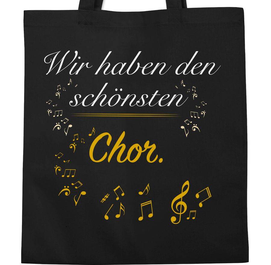 Shirtracer Wir Haben Den Schönsten Chor: T-Shirt Turnbeutel Shirtracer