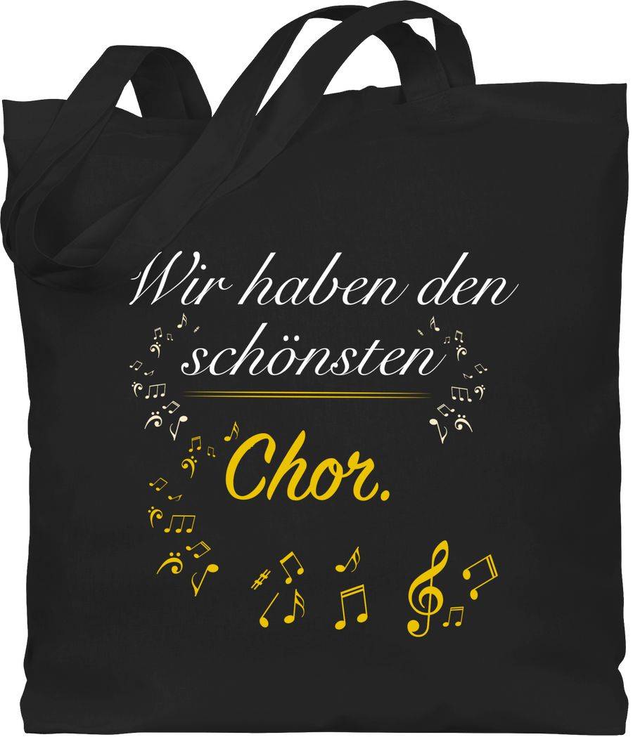 Shirtracer Wir haben den schönsten Chor: T-Shirt Turnbeutel Shirtracer