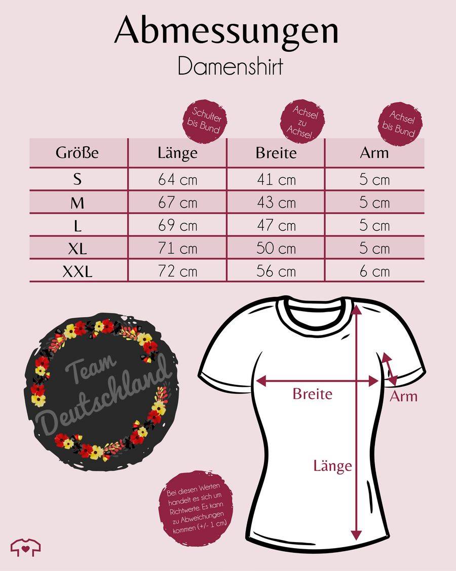 Shirtracer WM Team Deutschland Blumen: T-Shirt Turnbeutel Shirtracer