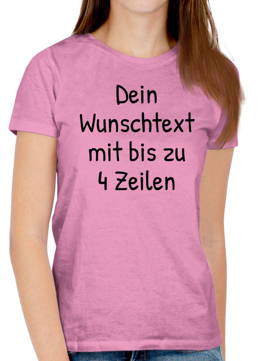 Shirtracer Wunschdruck Text Namen Shirts & Mehr Shirtracer