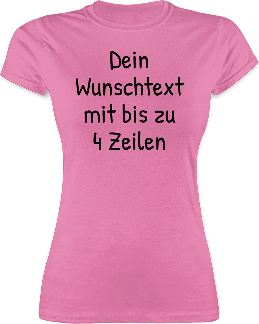 Shirtracer Wunschdruck Text Namen Shirts & Mehr Shirtracer