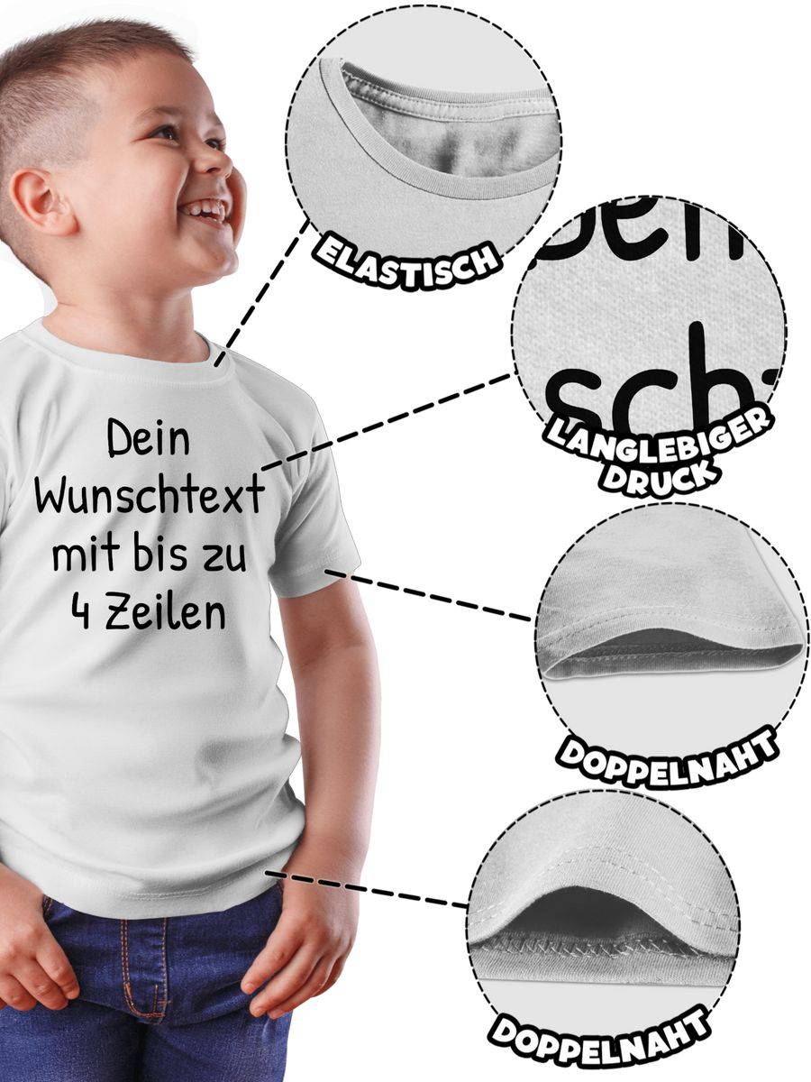 Shirtracer Wunschdruck Text Namen Shirts & Mehr Shirtracer