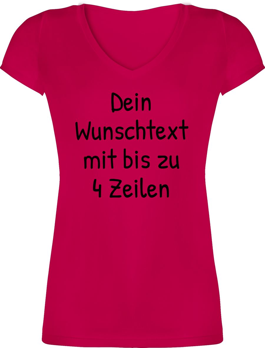 Shirtracer Wunschdruck Text Namen Shirts & Mehr Shirtracer