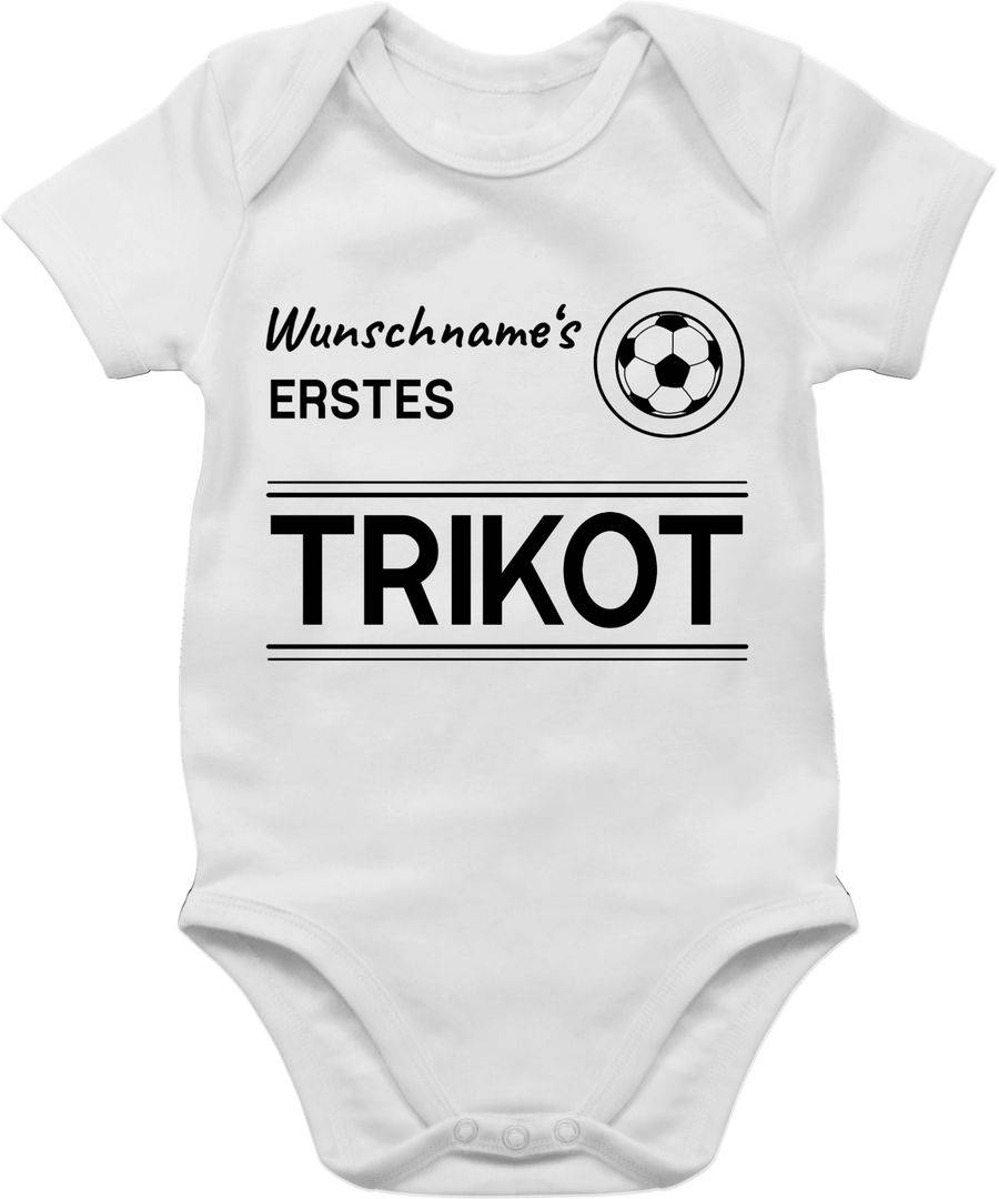 Shirtracer Wunschname's erstes Trikot - schwarz: Tshirt Gym Bag Shirtracer