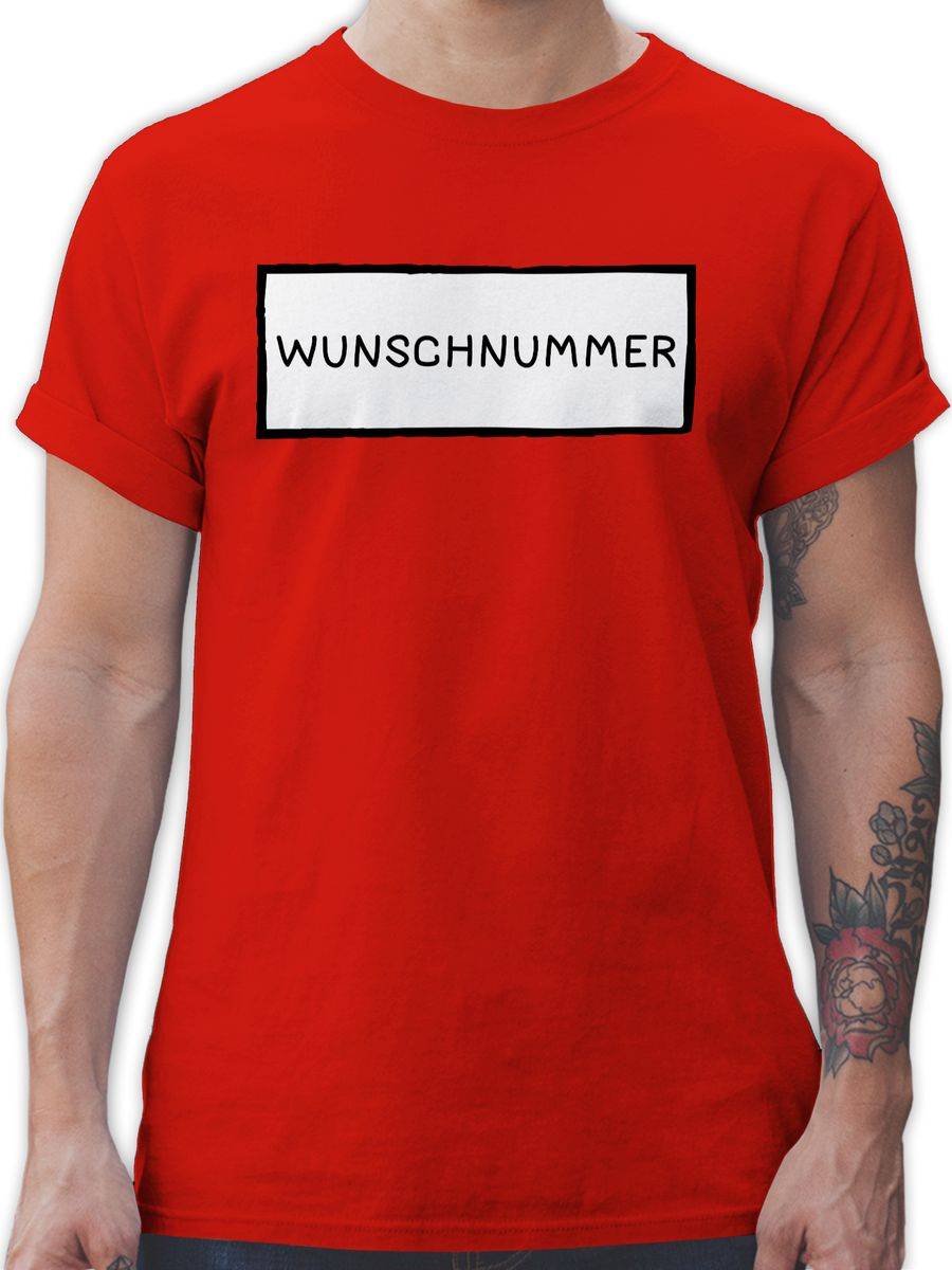 Shirtracer Wunschnummer Panzerknacker: T-Shirt Turnbeutel Shirtracer