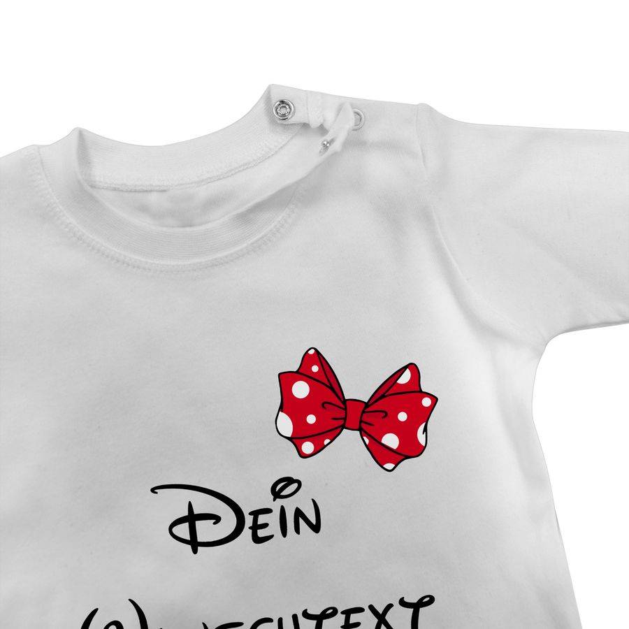 Shirtracer Wunschtext Schleife Shirts & Mehr Shirtracer