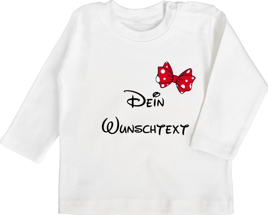 Shirtracer Wunschtext Schleife Shirts & Mehr Shirtracer