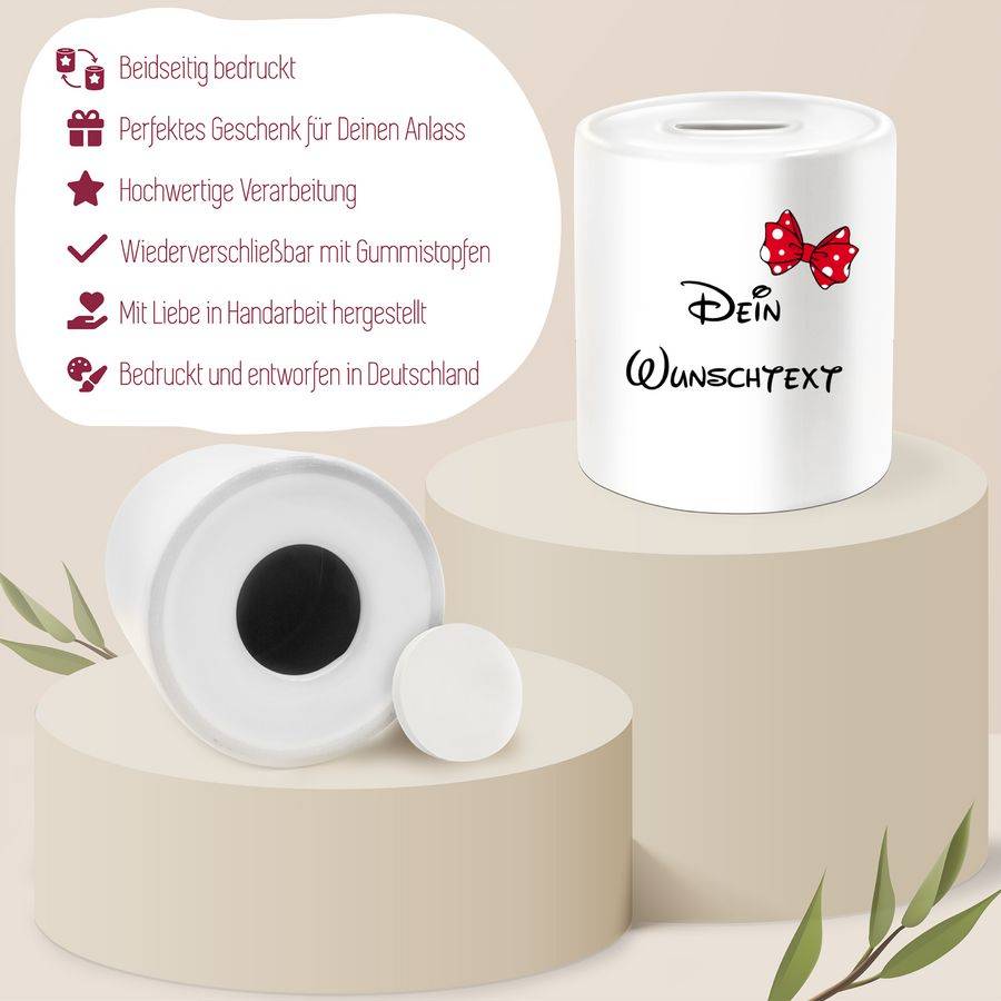 Shirtracer Wunschtext Schleife Shirts & Mehr Shirtracer