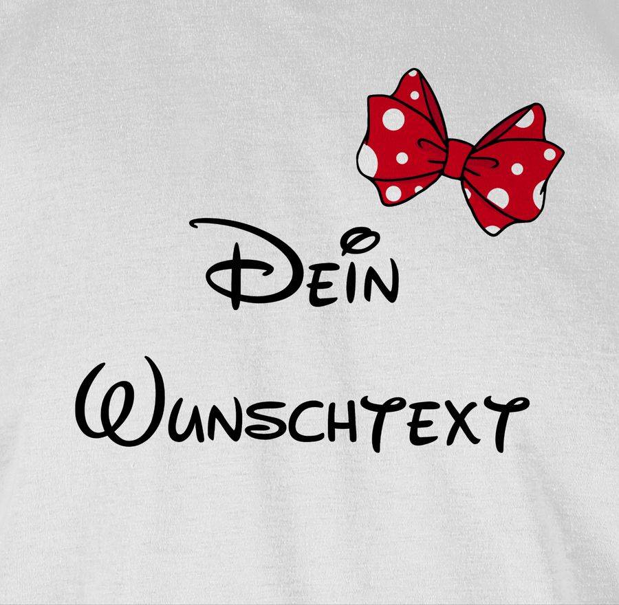 Shirtracer Wunschtext Schleife Shirts & Mehr Shirtracer