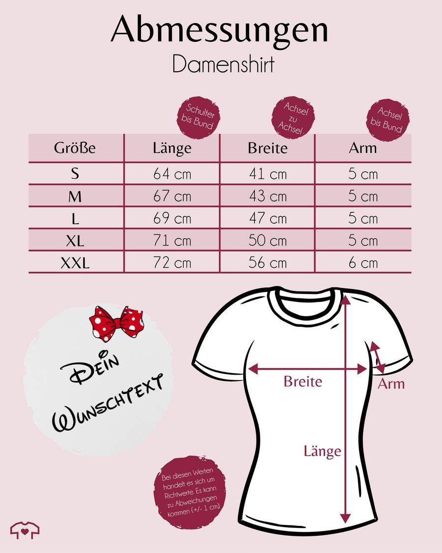 Shirtracer Wunschtext Schleife Shirts & Mehr Shirtracer